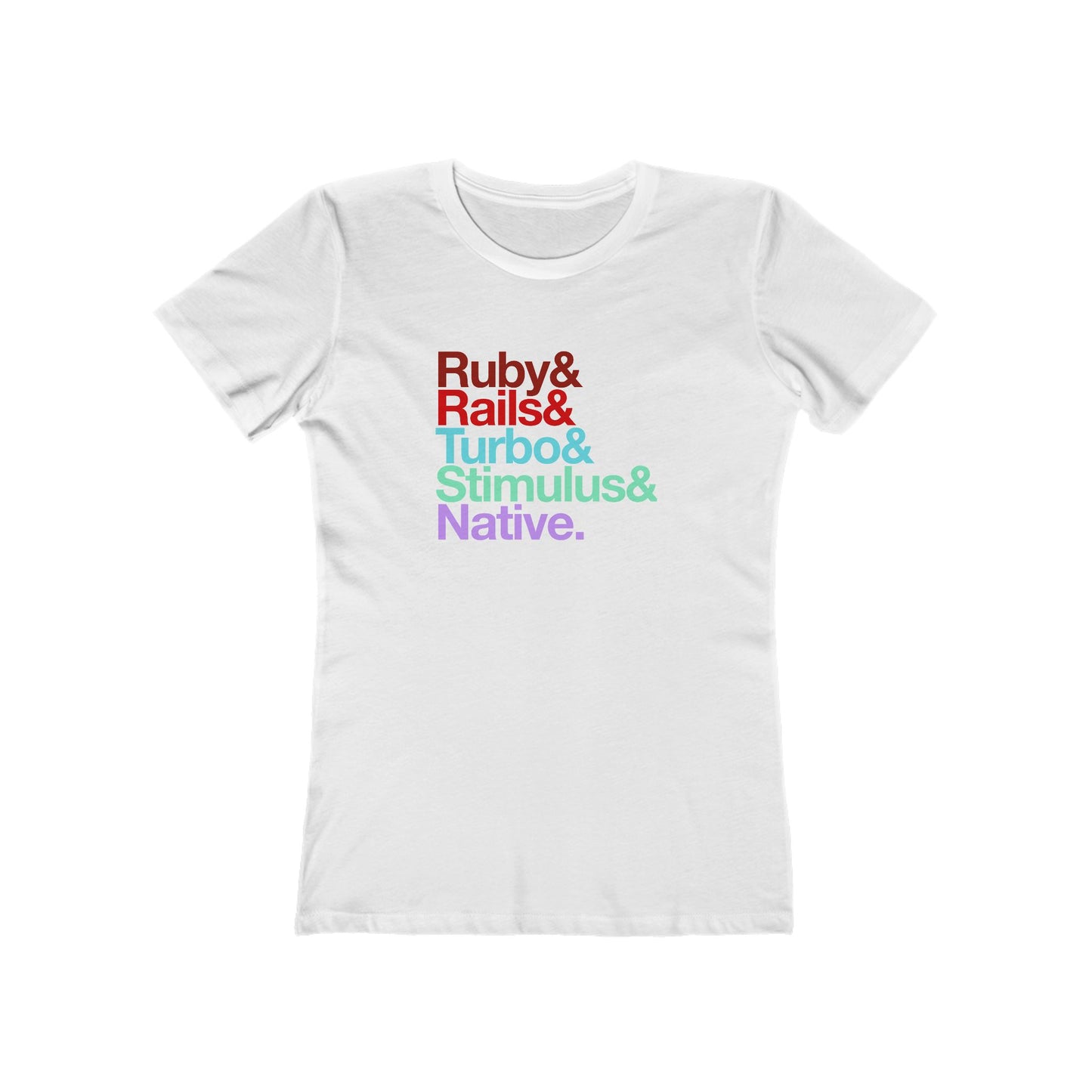 Full Stack and Ruby (women's fitted cut)