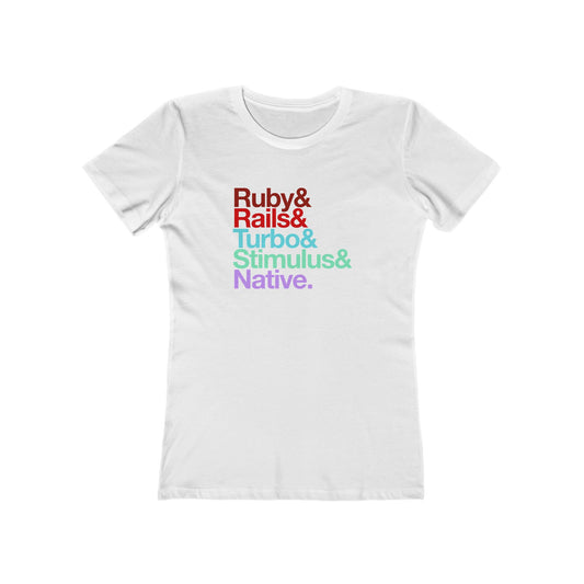 Full Stack and Ruby (women's fitted cut)