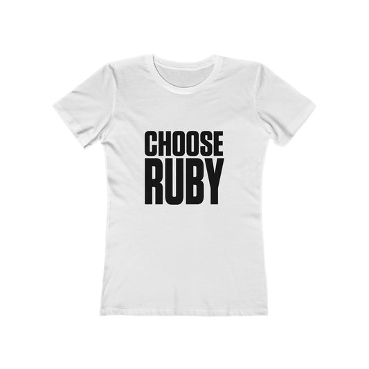 Choose Ruby (women's fitted cut)